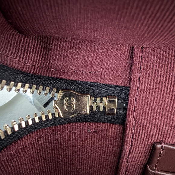 CHANEL Slim Vanity Black Caviar Leather Top-Handle Bag Light Gold Hardware - Picture 9 of 11